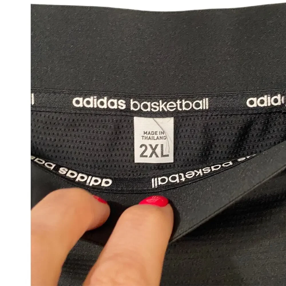 Adidas NBA Basketball Black Compression Pants Leggings Men'z 2XL New